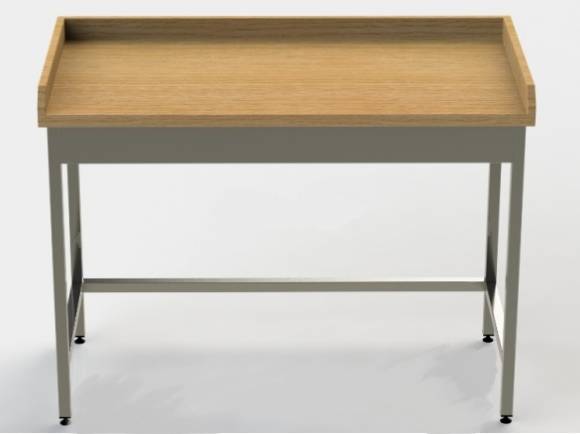 СПМР Стол производственный для мучных работ 1100*800*850мм с 3-мя бортами