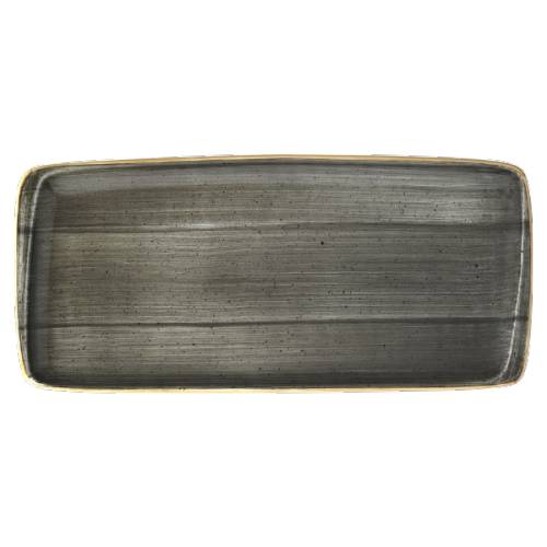 Тарелка прямоугольная 34х16см фарфор Moove Aura Space Bonna ASCMOV35DT b