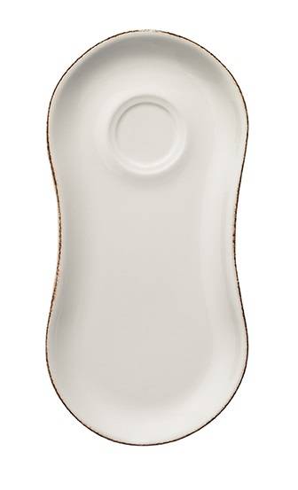 Блюдце для завтрака 250*120 мм фарфор Rita Retro Bonna E100GRM01STB