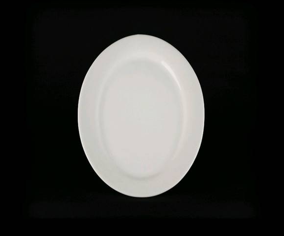 Блюдо овальное 250 мм Chan Wave (Classic) Ivory LQ-Q033 фк0127/ 12