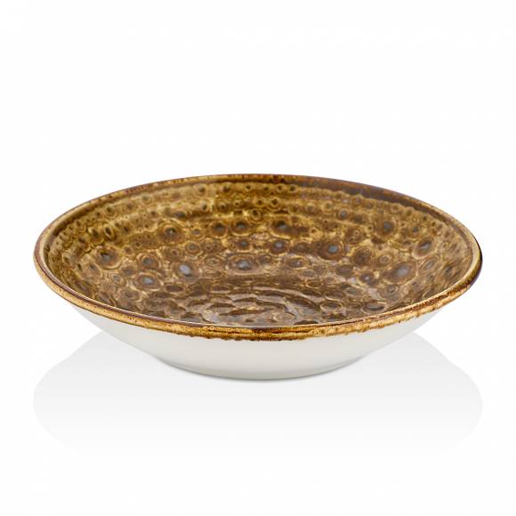 Тарелка глубокая,салатник 1300 мл 250мм фарфор Cowry Yellow By Bone CW-YL-FL-25-CK /6/