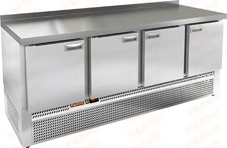 Стол морозильный Hicold GNE 1111/BT W 4 двери, корпус пластификат (агрегат внизу) Стол морозильный Hicold GNE 1111/BT W 4 двери, корпус пластификат (агрегат внизу)