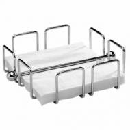 Салфетница нерж. горизонтальная 19*19 см с держателем 11763 APS Салфетница нерж. горизонтальная 19*19 см с держателем 11763 APS