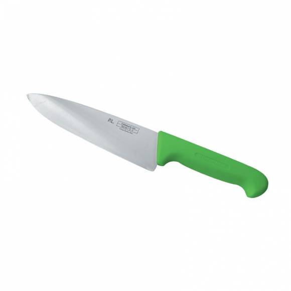 Шеф-нож PRO-Line 25 см, зеленая пластиковая ручка, P.L. Proff Cuisine KB-3801-250-GR201-RE-PL Шеф-нож PRO-Line 25 см, зеленая пластиковая ручка, P.L. Proff Cuisine KB-3801-250-GR201-RE-PL
