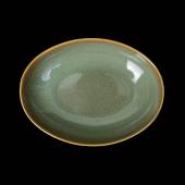 Блюдо овальное 220х165мм  Corone Primavera зеленый фк1753