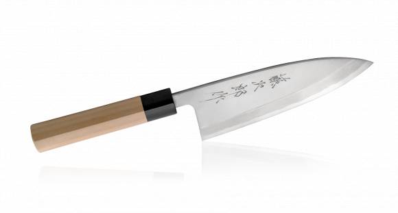 Нож Деба традиционный Tojiro Japanese Knife 180мм сталь Aogami 2 слоя, рукоять дерево F-977 Нож Деба традиционный Tojiro Japanese Knife 180мм сталь Aogami 2 слоя, рукоять дерево F-977