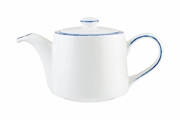 Чайник заварочный 400мл фарфор Banquet Retro Bonna E101BNC01DM синий край
