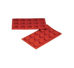 Форма силиконовая"Тарталетка" 30*17,5 15ячеек (d4.5/h1) P.L.(81200417) D-013 Форма силиконовая"Тарталетка" 30*17,5 15ячеек (d4.5/h1) P.L.(81200417) D-013