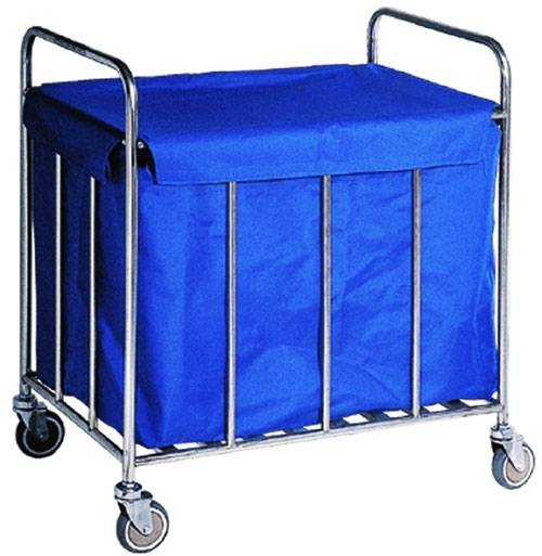 Тележка для белья ТП 22.11 ОЛДАК нерж., мешок 240л с крышкой Тележка для белья ТП 22.11 ОЛДАК нерж., мешок 240л с крышкой