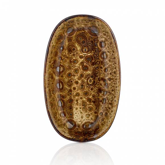 Блюдо овальное 290мм фарфор Cowry Yellow By Bone CW-YL-ZT-29-OV /6/