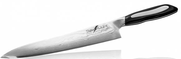 Нож Шеф Tojiro Flash 240мм сталь VG10 63 слоя, рукоять микарта FF-CH240 Нож Шеф Tojiro Flash 240мм сталь VG10 63 слоя, рукоять микарта FF-CH240