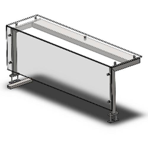 Полка Refettorio Drop-In Г - тип/ 715 с широким стеклом Полка Refettorio Drop-In Г - тип/ 715 с широким стеклом