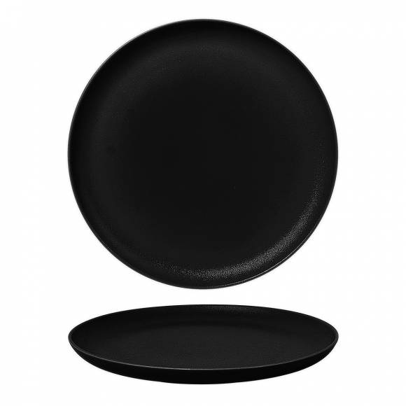 Тарелка с бортом 26 cм,фарфор NOBLE Fine Plus-Black Sand 095052A