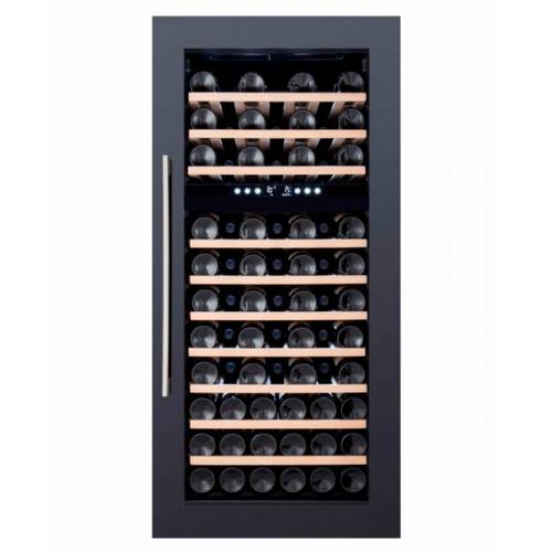 Винный шкаф компрессорный встраиваемый DUNAVOX DX-74.230DB 2 температурные зоны