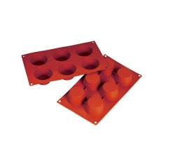Форма силиконовая"Маффин" 30*17,5  6ячеек (d7/h3,5) P.L.(81200428) D-023 Форма силиконовая"Маффин" 30*17,5  6ячеек (d7/h3,5) P.L.(81200428) D-023