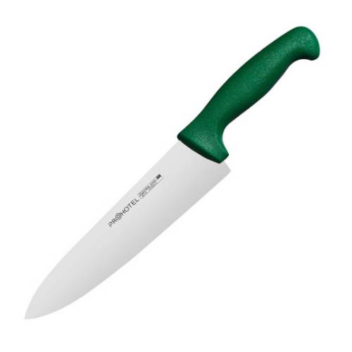Нож поварской «Проотель» AS00301-04Gr; сталь нерж., пластик; L=340/200, B=45мм; зелен., металлич. Нож поварской «Проотель» AS00301-04Gr; сталь нерж., пластик; L=340/200, B=45мм; зелен., металлич.