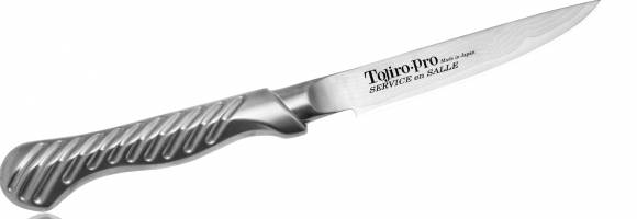Нож универсальный Tojiro Service Knife 90мм сталь VG-10 37 слоев, рукоять сталь #9000 FD-701 Нож универсальный Tojiro Service Knife 90мм сталь VG-10 37 слоев, рукоять сталь #9000 FD-701