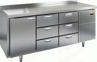 Стол холодильный Hicold GN133/TN 1 дверь 6 ящиков Стол холодильный Hicold GN133/TN 1 дверь 6 ящиков