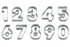 Набор кондитерских форм "Цифры" 10шт. металл 1692010 Набор кондитерских форм "Цифры" 10шт. металл 1692010