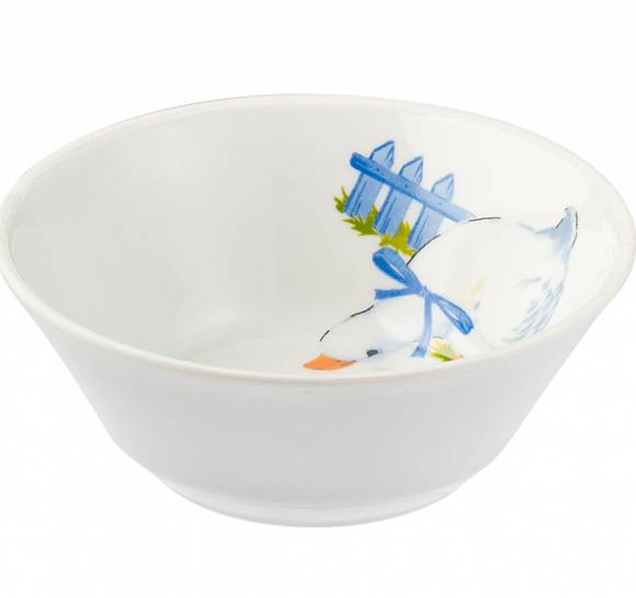 Салатник «Гусята», фарфор, 200мл, D=112,H=44мм, белый 9С1106 Салатник «Гусята», фарфор, 200мл, D=112,H=44мм, белый 9С1106