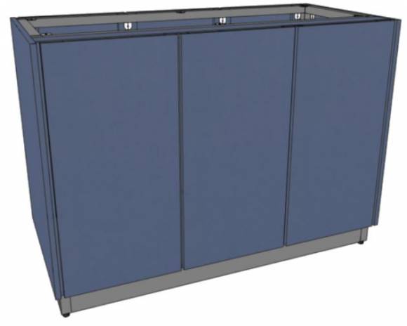 МОБ 1600х700х860 серия RD1 Каркас с обшивкой ЛДСП МОБ 1600х700х860 серия RD1 Каркас с обшивкой ЛДСП