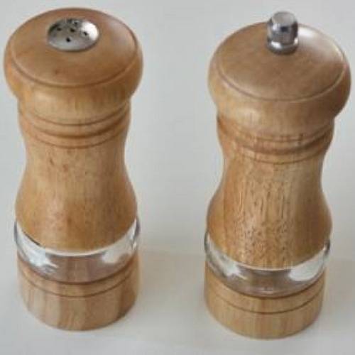 Набор для соли + мельница для перца 13см (дерево) SM039B /1/24/ Набор для соли + мельница для перца 13см (дерево) SM039B /1/24/