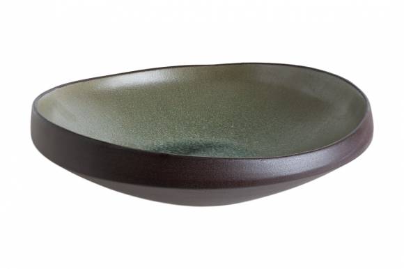 Тарелка глубокая 1600 мл 260 мм Лагун Олив Bonna LAGOL26CK