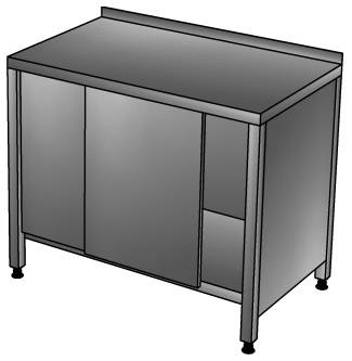 СКПП Стол-купе производственный с бортом, полкой 1600*600*850, зашивка сзади и по бокам СКПП Стол-купе производственный с бортом, полкой 1600*600*850, зашивка сзади и по бокам