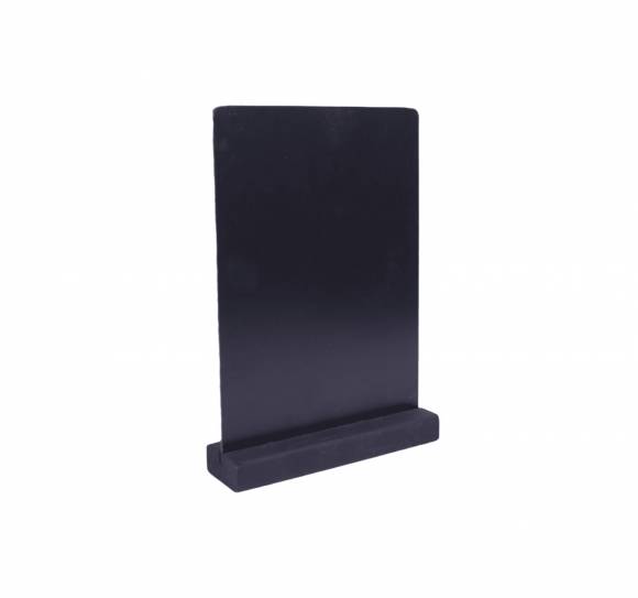 Табличка меловая вертикал. на дерев. подставке черн. А5 150*210 мм. 