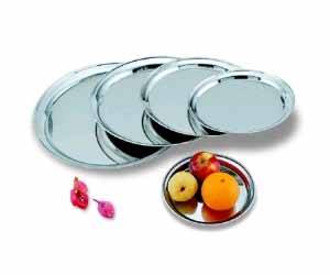 Поднос круглый 30см нерж MGSteel STR12. Поднос круглый 30см нерж MGSteel STR12.