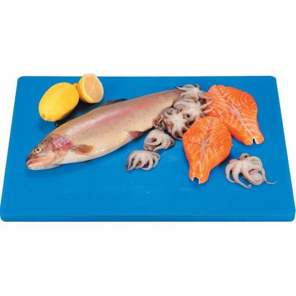 Доска разделочная пластиковая, синий цвет 400*300*8 мм, P.L. Proff Cuisine 81272003