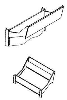 Комплект кронштейнов рекламного щита (левый и правый)  МХМ Купец 