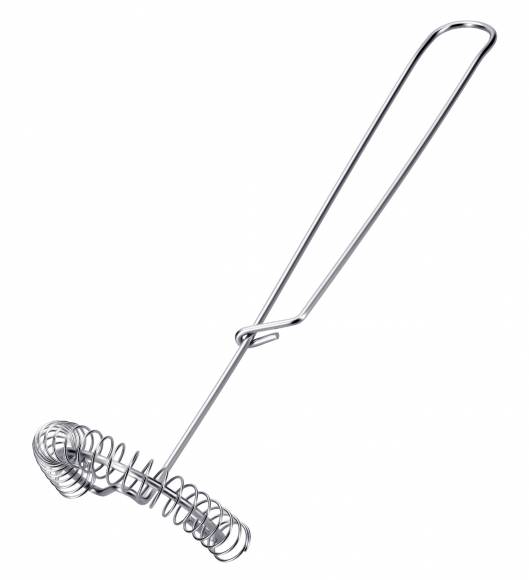 Венчик 25,6 см. нерж. пружина, толщина спицы 1 мм. 77011