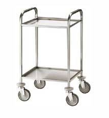 Тележка сервировочная ОЛДАК нерж. 2 полки 500х450х30мм ТО 30 Тележка сервировочная ОЛДАК нерж. 2 полки 500х450х30мм ТО 30