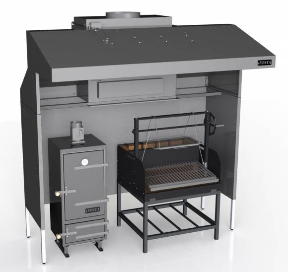 Комплекс Vesta 14. K3-Vk-A (K3, коптильня Vesta k, мангал Аргентина) Комплекс Vesta 14. K3-Vk-A (K3, коптильня Vesta k, мангал Аргентина)