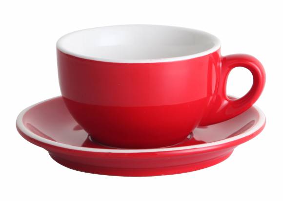 Чайная пара 280 мл красная Barista  P.L. 10620/8928 /4/ Чайная пара 280 мл красная Barista  P.L. 10620/8928 /4/
