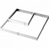 Форма кондитерская раздвижная 30х30см (57х56см) нерж. Paderno 47526-05  04140116 Форма кондитерская раздвижная 30х30см (57х56см) нерж. Paderno 47526-05  04140116