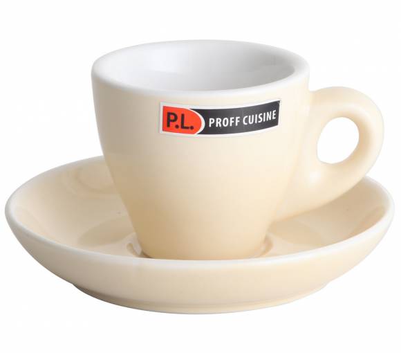 Кофейная пара 80мл бежевая Barista  P.L. 10616/10617 /6/ Кофейная пара 80мл бежевая Barista  P.L. 10616/10617 /6/