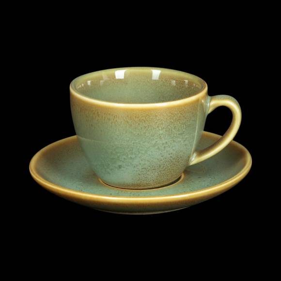 Чайная пара 190мл Corone Primavera зеленая фк2218