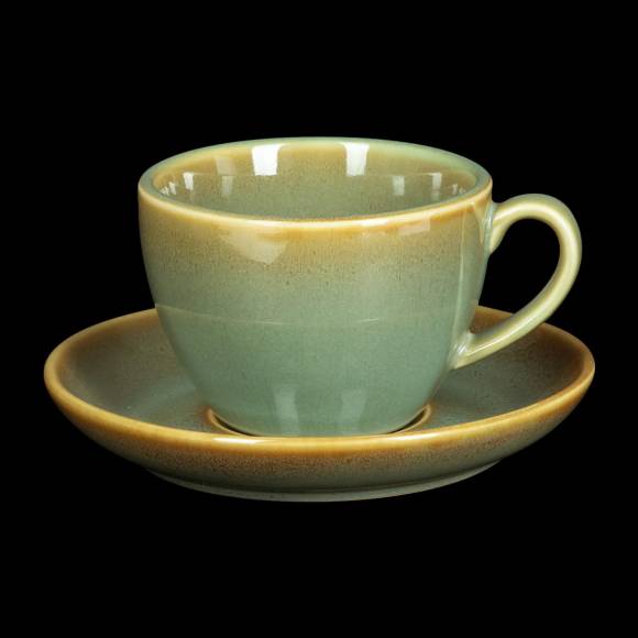 Чайная пара 300мл Corone Primavera зеленая фк2219