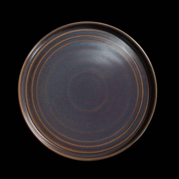 Тарелка мелкая без бортов 280 мм Corone Terra сине-коричневый 10512