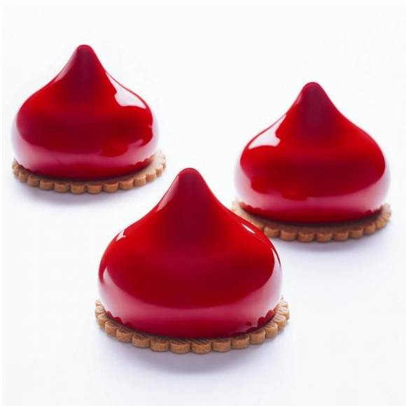 Форма силиконовая PAVOFLEX для пирож. 3D "Жасмин" d65мм h57мм, 100мл, 12 ячеек Pavoni PX4355S