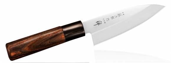 Нож Деба мини Tojiro ZEN 115мм сталь VG-10 3 слоя, рукоять дерево FD-570 Нож Деба мини Tojiro ZEN 115мм сталь VG-10 3 слоя, рукоять дерево FD-570