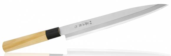 Нож Янаги для сашими 240мм Tojiro Japanese Knife сталь Mo-V, рукоять дерево F-1057 Нож Янаги для сашими 240мм Tojiro Japanese Knife сталь Mo-V, рукоять дерево F-1057