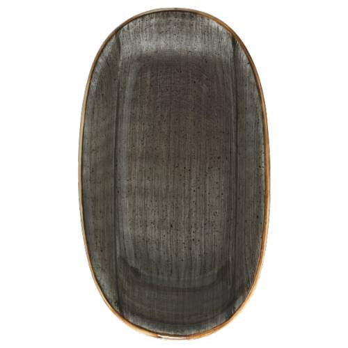 Блюдо овальное 19х11см фарфор Gourmet Aura Space Bonna ASCGRM19OKY b