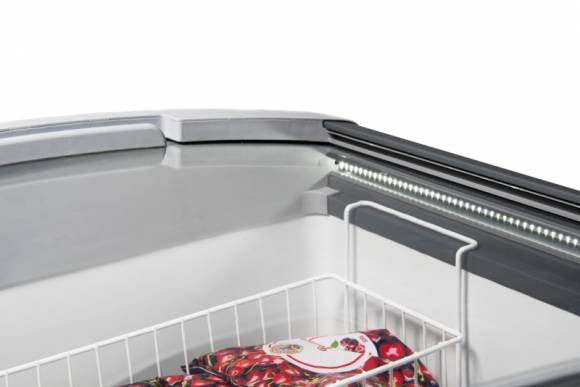 Ларь морозильный с наклонным гнутым стеклом Frostor Gellar FG 350 E серый Ларь морозильный с наклонным гнутым стеклом Frostor Gellar FG 350 E серый