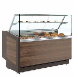 Витрина холодильная кондитерская Carboma KC-80 SM 1,2-1 Borneo (0012-1008 корич. дуб темный) Витрина холодильная кондитерская Carboma KC-80 SM 1,2-1 Borneo (0012-1008 корич. дуб темный)