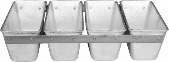 Форма для хлеба Спика 4 Л  7  4 секции