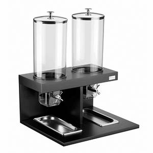 Станция буфетная для мюсли двойная 2х6л Pintinox Buffet цвет венге 51139819 04012115 Станция буфетная для мюсли двойная 2х6л Pintinox Buffet цвет венге 51139819 04012115