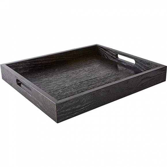 Поднос для подачи  H=50, L=350, B=350мм дуб черный PPwood 04080977 Q603S-00B /1/ Поднос для подачи  H=50, L=350, B=350мм дуб черный PPwood 04080977 Q603S-00B /1/